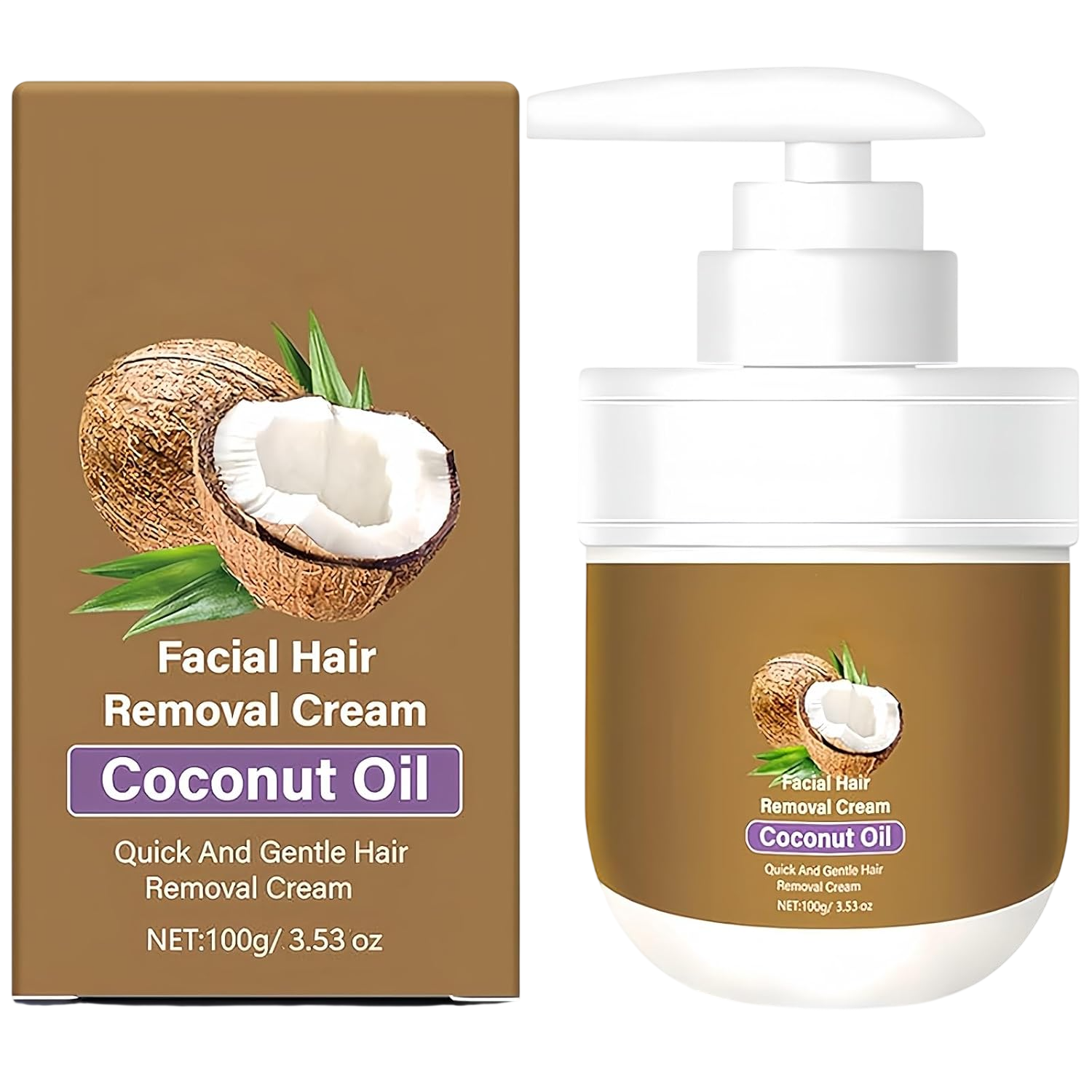 Gentle Coconut Oil Hair Removal Cream